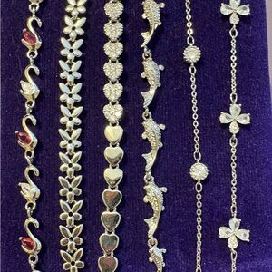 🆕 White Gold Bracelets (individual or bundle)